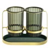 Chopsticks Drying Holder Iron PET Transparent Chopsticks Drying Caddy for