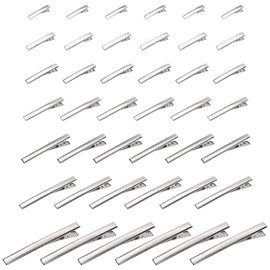 Shapenty 7 Sizes Metal Alligator Teeth Hair Clips Section Clips for Women Girls Hair Bows Ties Making Hairpins Hair Grip Accessories DIY Crafts, 42PCS