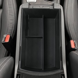 SHAOHAO for 2024 2025 Subaru Ascent Center Console Organizer Fit for 2019-2025 Subaru Ascent Accessories Base/Premium/Onyx Edition/Limited/Onyx Edition Limited/Touring Double Space Armrest Insert Tray