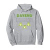 Dayenu Funny Pesach Passover Three Frogs Jewish Seder Pullover Hoodie