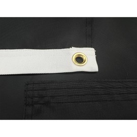 FRF FLAG Black Flags 12x18 Inches, 210D Nylon Black Flag, Outdoor DIY Flags, Bright Colors, with Brass Grommets