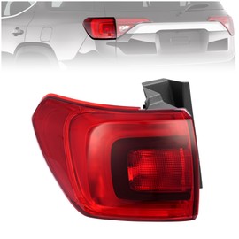 HECASA Tail Light Compatible with 2017-2019 GMC Acadia Halogen Taillight Rear Lamp Assembly Replacement for 84709444 GM2804126 Driver Left Outer