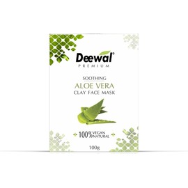 Soothing Aloe Vera Clay Face Mask(100g) 100% Natural-Vegan-Preservatives Free -For all skin types