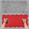 DYNAMI Concrete Stamp Mat,Realistic Slate Texture Cement Mold for Concrete,Large
