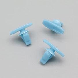 VVO Fasteners- Blue Plastic Rear Door Weatherstrip Clips for Honda Civic, Jazz, CR-V, (Pack of 10)