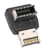 Right Angle USB Type E Adapter, Front Panel Header Male