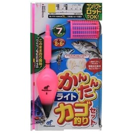 Hayabusa HA197 Compact Rod Easy Light Basket Fishing Set L