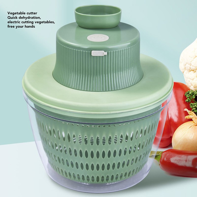 2 in 1 Electric Vegetable Cutter 1200rpm USB Charging Vegetable