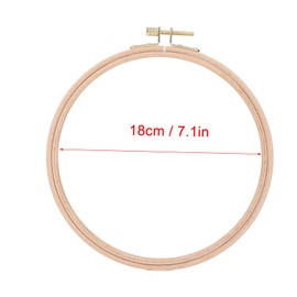 Embroidery Hoop Wooden Rings Fadeless Diameter Beech Wood Cross Stitch Cross Stitch Cross Cross 18 cm