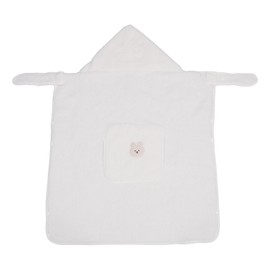 Hooded Toddler Blanket Keep Warm Windproof Large Pocket Thickened Baby Blanket Cover for Stroller Elephant