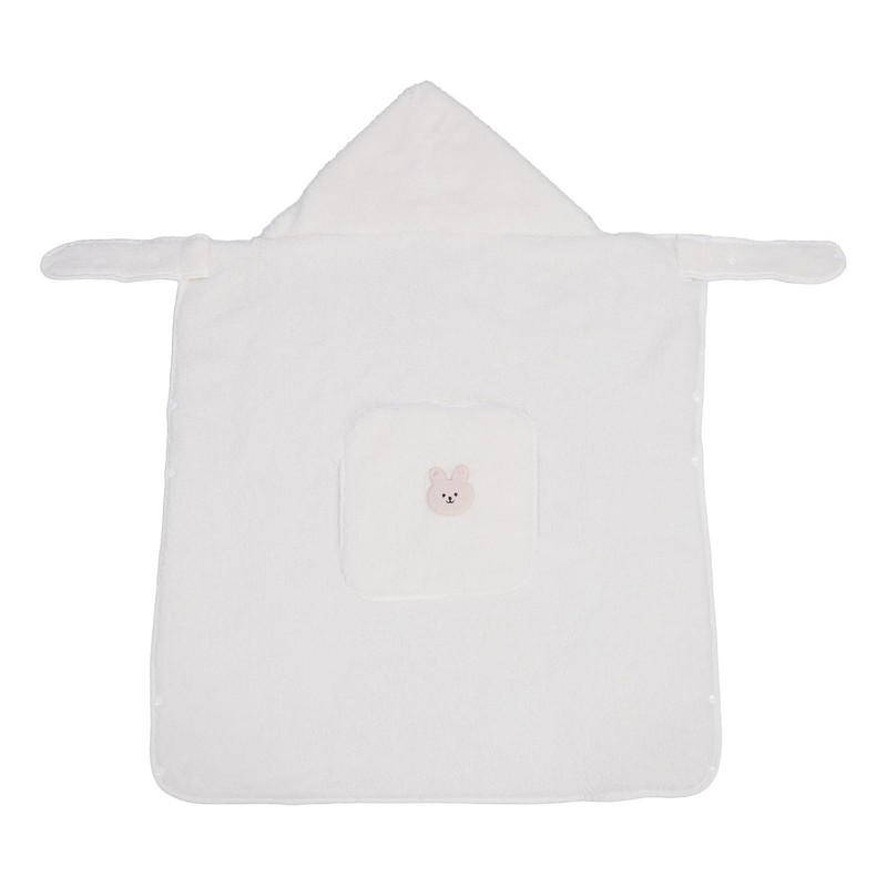 Hooded Toddler Blanket Keep Warm Windproof Large Pocket Thickened Baby