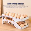 Refrigerator Egg Tray | Large Capacity Egg Rack Auto Rolling