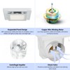 EINTTAX 10 Inch Panel Bathroom Exhaust Fan with Light, 77CFM
