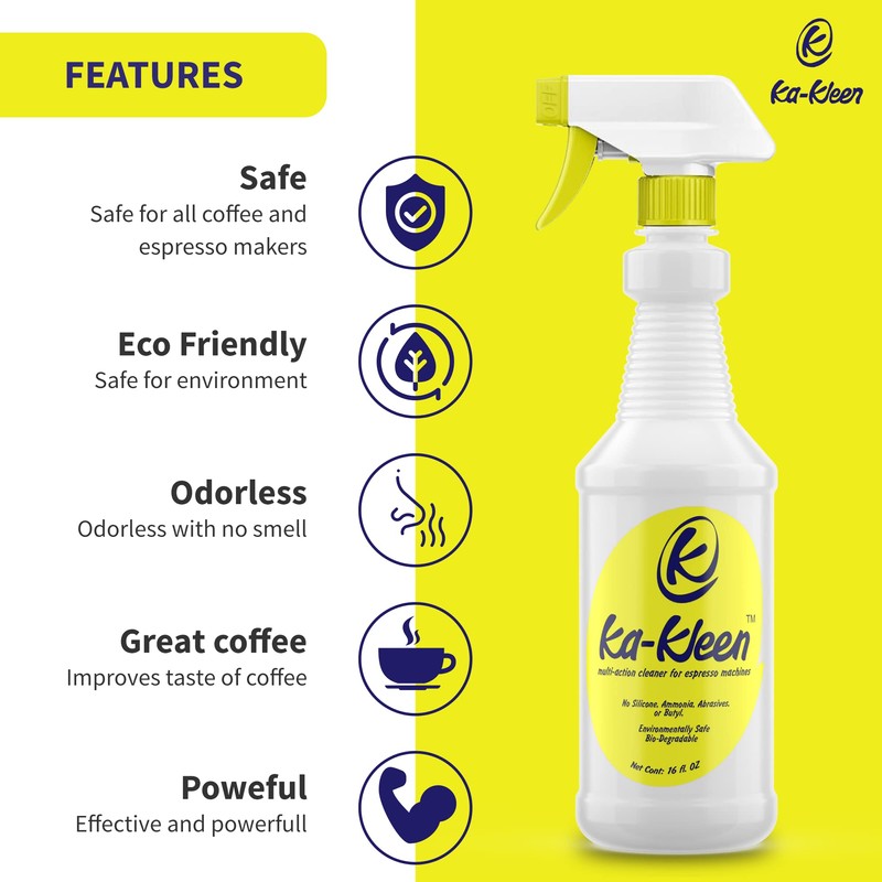 Ka-Kleen Coffee Machine Descaler - 16 Fl. Oz Espresso Machine