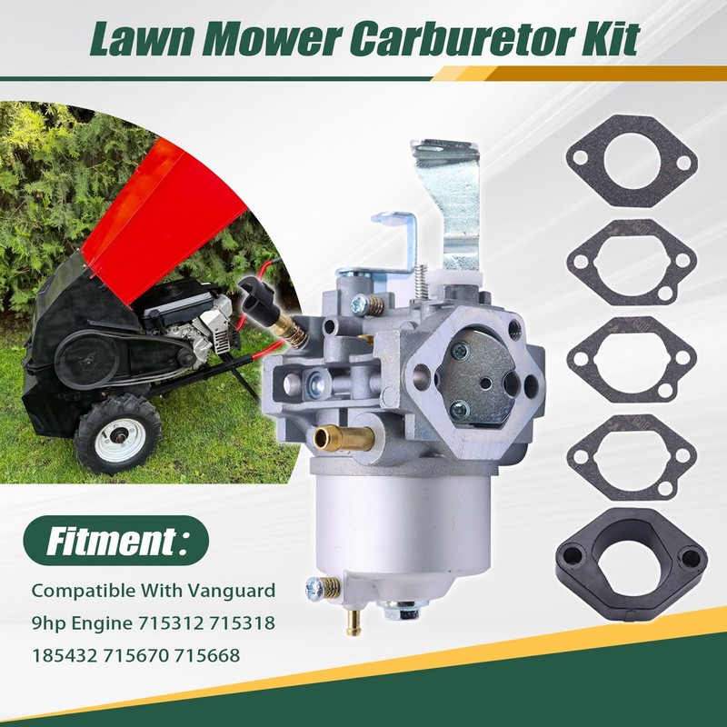 XQSMWF Carburetor Carb Set Compatible With Vanguard 9hp Engine Briggs