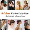 8 Pieces Large Women's Hair Clips, Flower Hair Clips, Flower
