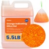 5.5LBS Silica Gel Desiccant Beads, Premium Color Indicating Reusable Desiccant