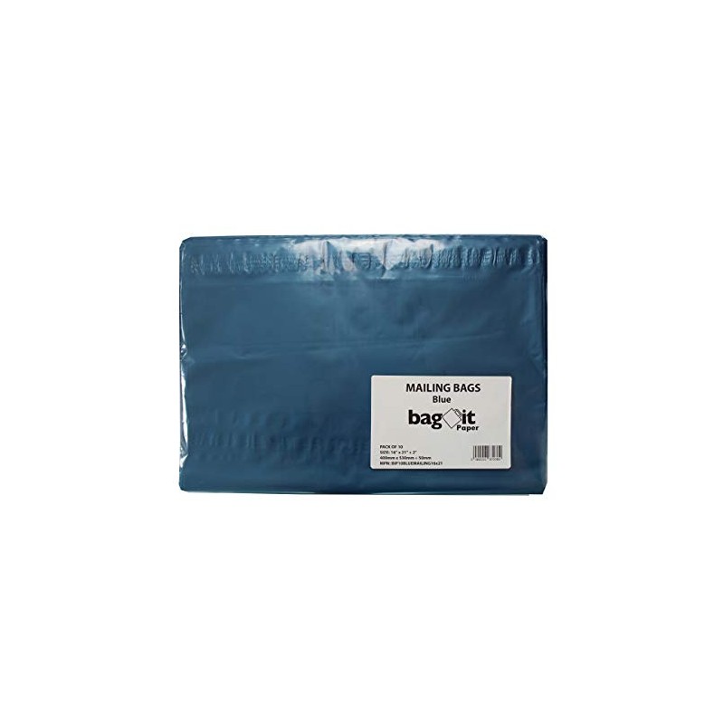 Mailing Bags - Blue Self Seal Envelopes 405mm x 530mm