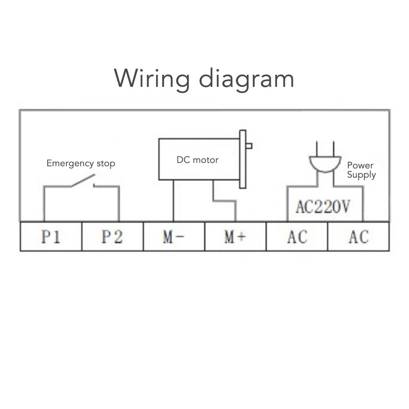 DC Motor Speed Controller 220VAC Input 200VDC Output Motor Control