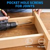 Pocket Hole Screws 2-1/2 Inch, FIXLINK Pocket Screws #8 X