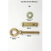 M6 Permanent Anchor Loose Eye Bolt Shield for Concrete Blockworks