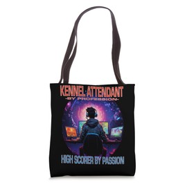 Kennel Attendant Funny Gamer - Fun Pun Gaming Tote Bag