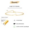 Initial Gold Bracelets for Women Trendy, Dainty 14K Gold Initial