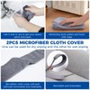 AURUZA Retractable Gap Dust Cleaner Cleaning Tools with 2 Microfiber
