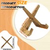2 Pack 7.2" Wood Cookbook Stand, Recipe Book Holder for