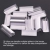 Glarks 30 Pack Rectangular Shape Plastic Table Cover Clips Tablecloth