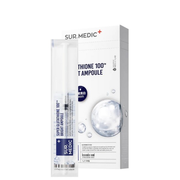 SUR.MEDIC+ Super Glutathione 100 Bright Ampoule Set (10pcs)