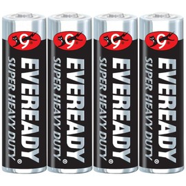 Eveready Super Heavy Duty Battery Size Aa Blister Pack 4