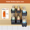 Mystozer 3 Packs Pull Out Spice Rack Organizer for Cabinet,
