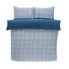 Rapport Home Pebbles Microfibre Duvet Cover Set Single-size Bedding Blue