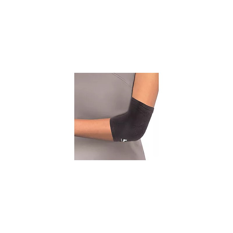 Mueller Elastic Elbow Support, Black - Large