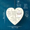 Dorothy Spring True Friend Funny Gift Wooden Heart Sign Frendship
