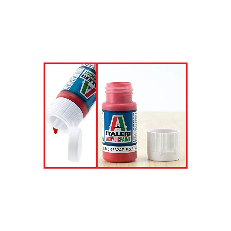 Italeri IT4640AP Acrylic Paint Flat Braun Camouflage 1