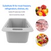 HAOHIZE Adjustable Freezer Baskets, Freezer Storage Containers with Handle, Chest