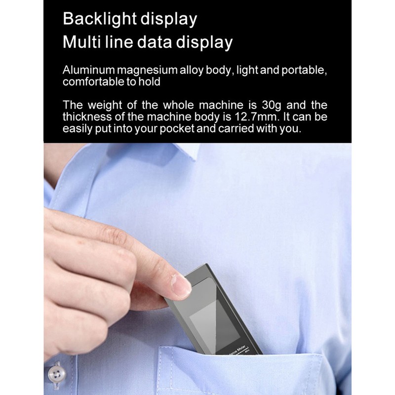 Laser Distance Measure with LCD Backlight 131 Feet High Accuracy