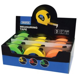 Draper 82437 High Visibility Measuring Tape, 5 Metre Length