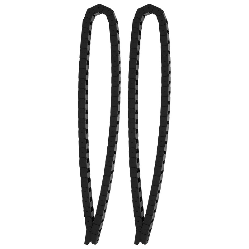 2Pcs Nylon Wire Energy Chain Drag Cable Flexible Towline Carrier