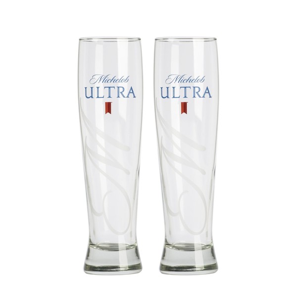 Michelob Ultra Pilsner Glass, Altitude Pilsner 16oz, Clear