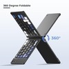OHY Mini teclado Bluetooth inalámbrico plegable, teclado Bluetooth recargable, teclado