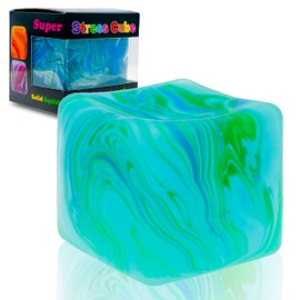 Fidget Toys Squishy Stress Cube, Stress Balls for Kids Adults Squishies Stress Relief, Ice Squishy Cube Sugar Balls, High Density Squeeze Balls for Students Calming