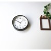 KATOMOKU plywood wall clock, 13 km-84BRC, Brown, Radio Clock, Continuous