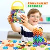 STEM Building Blocks Toy for Kids,300Pcs Interlocking Solid Plastic Educational