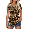 DittyandVibe Women Tops Leopard Print Shirts for Women Basic Casual