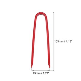 uxcell IC Puller Chip Extractor Stainless Steel with Insulated Vinyl Grip Red 1 Pack
