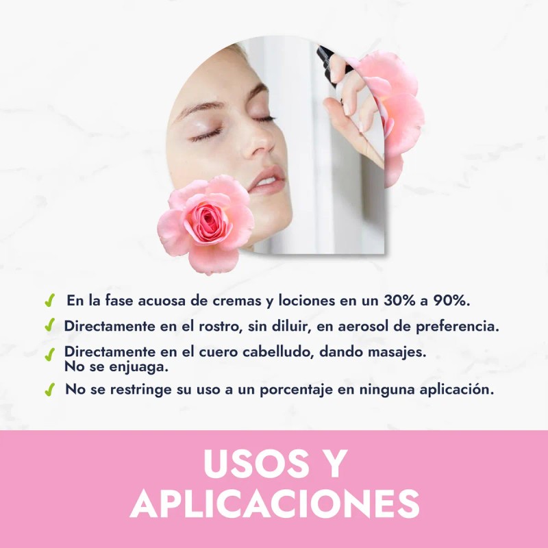 Hebbe Cosmetics Agua Rosas 120ml Tónico Facial Vegano Libre Aceite