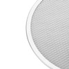 Vogue Aluminium Pizza Screen 30.5 cm/12 inch, Grey, Aluminium, Flat